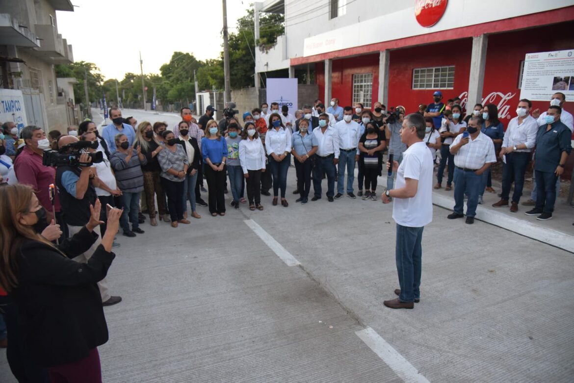 Inaugura Chucho Nader Obra de Pavimentación Cercana a los 5 MDP