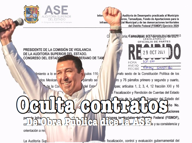 Alcalde de Matamoros oculta contratos